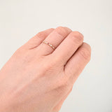 Anillo Centella Alternada 0.8gr / T7 1/2 / Oro Amarillo 18K ©