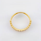 Anillo Churumbela Burbujas 1.6gr / T6 3/4 / Oro Amarillo 18K