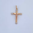 Dije Cruz Cristo 2.1gr / 3.5cm / Tres Oros 18K &