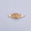 Herraje Oso 0.75gr / 2.4cm / Oro Amarillo 18K &