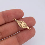 Herraje Oso 0.75gr / 2.4cm / Oro Amarillo 18K &