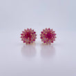 Topos Halo 3.3gr / Circones Fucsias Lilas Oro Amarillo 18K &