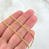 Cadena Lazo 1.95gr / 60cm / Oro Amarillo +3 18K ©