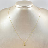 Set Cadena y Dije Aguja Trenzada + Ancla 1.25gr / 45cm / Oro Amarillo 18K (Oferta) *
