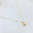 Set Cadena y Dije Aguja Trenzada + Abeja 1.15gr / 45cm / Oro Amarillo 18K (Oferta) ©