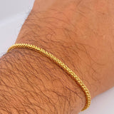 Pulso Franco 3.7gr / 20cm / +3 Oro 18K &