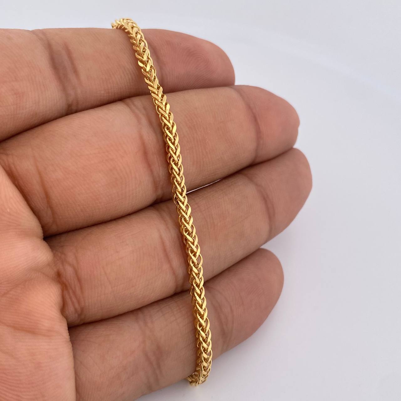Pulso Franco 3.7gr / 20cm / +3 Oro 18K &