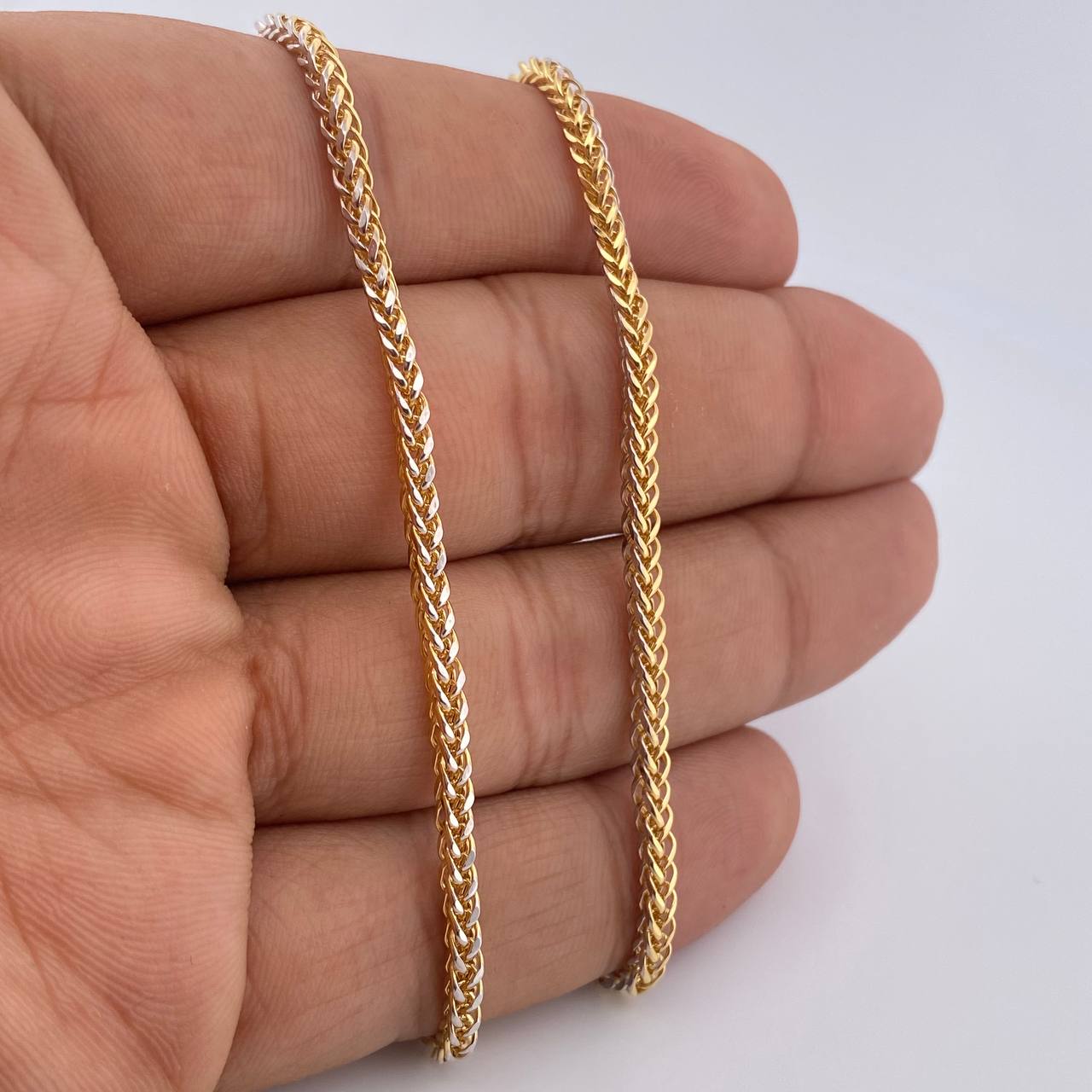 Cadena Franco 9.15gr / 60cm / +3 Oro 18K &