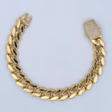 Pulso Cubano 20gr / 20.1cm / +1 Oro 18K &