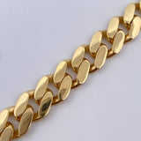 Pulso Cubano 20gr / 20.1cm / +1 Oro 18K &