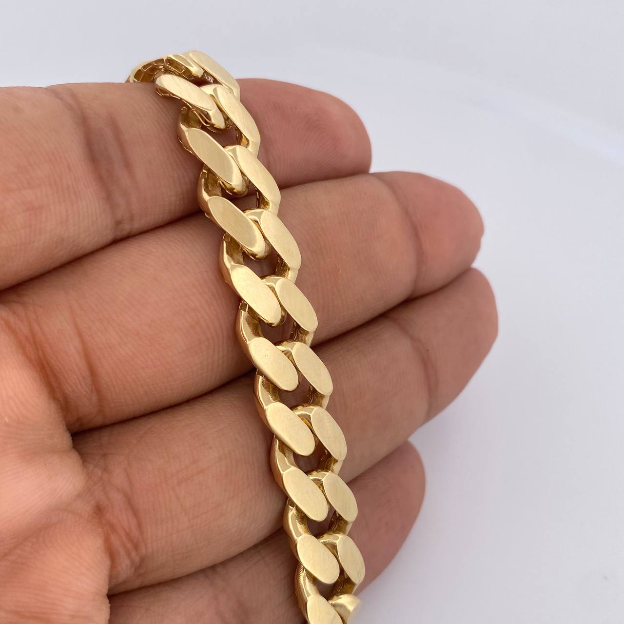Pulso Cubano 20gr / 20.1cm / +1 Oro 18K &