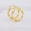 Candongas Asby 1.95g / 2.2cm Oro Amarillo 18K