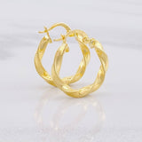 Candongas Asby 1.95g / 2.2cm Oro Amarillo 18K
