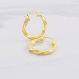 Candongas Asby 1.95g / 2.2cm Oro Amarillo 18K
