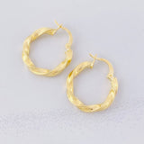 Candongas Asby 1.95g / 2.2cm Oro Amarillo 18K