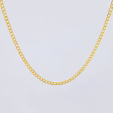 Cadena Cubana 2.55g / 60cm / 2.09mm Oro Amarillo 18K