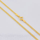 Cadena Cubana 2.55g / 60cm / 2.09mm Oro Amarillo 18K
