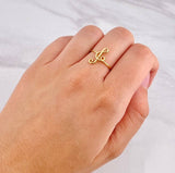 Anillo Nota Musical 1.1gr / T7 / Oro Amarillo 18K