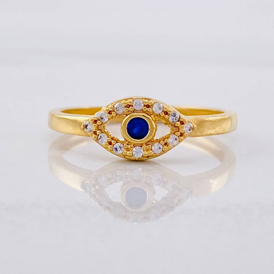 Anillo Ojo Turco 1.65gr / T5 3/4 / Oro Amarillo 18K
