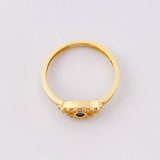 Anillo Ojo Turco 1.65gr / T5 3/4 / Oro Amarillo 18K
