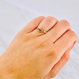 Anillo Ojo Turco 1.65gr / T5 3/4 / Oro Amarillo 18K