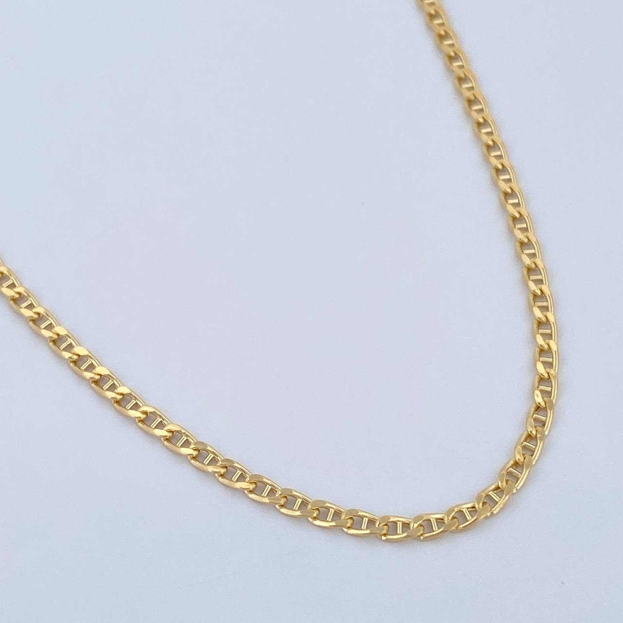 Cadena Escalera 2gr / 45.1cm / +3 Oro 18K &