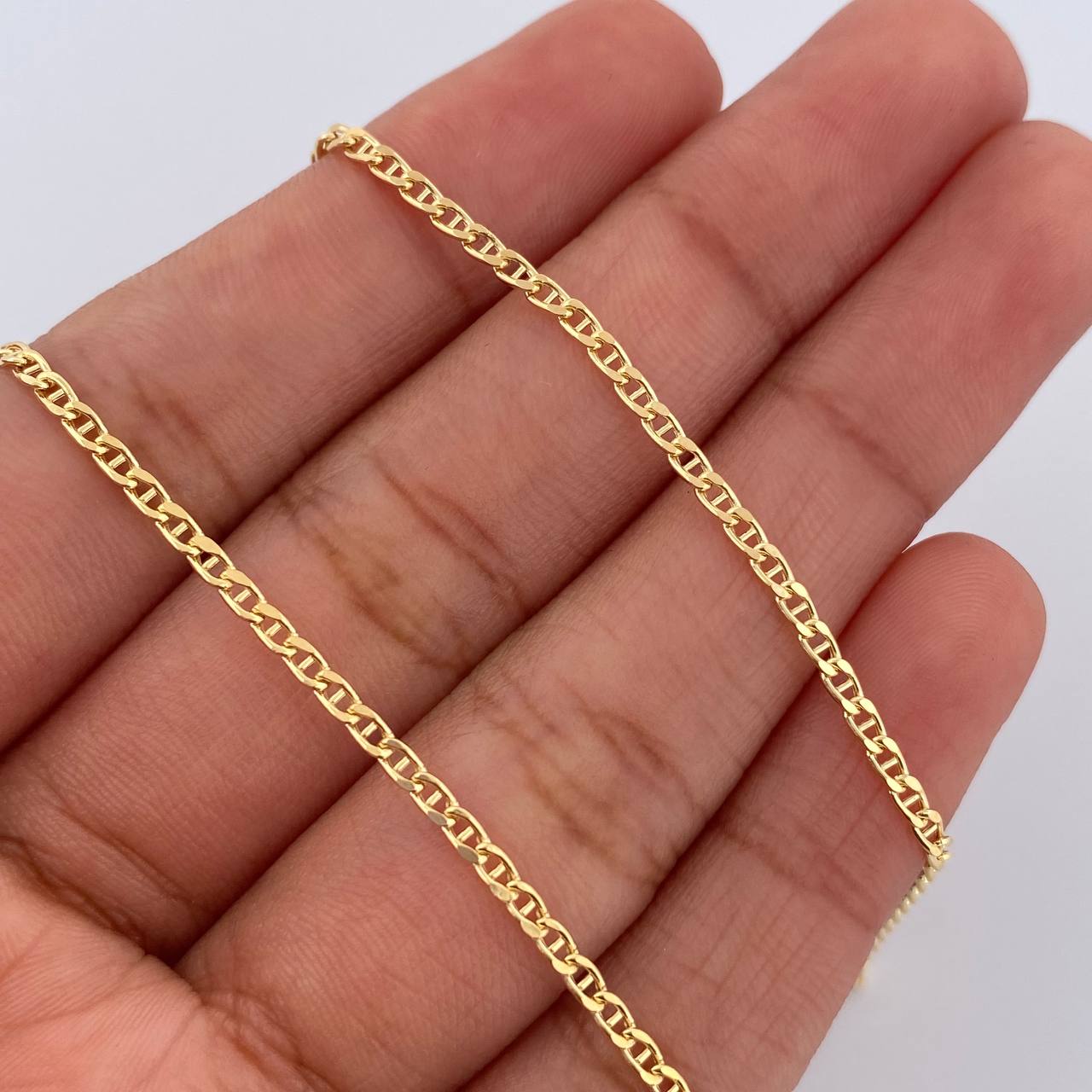 Cadena Escalera 2gr / 45.1cm / +3 Oro 18K &