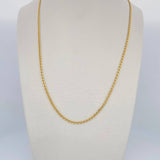 Cadena Escalera 2.55gr / 60cm / +3 Oro 18K &