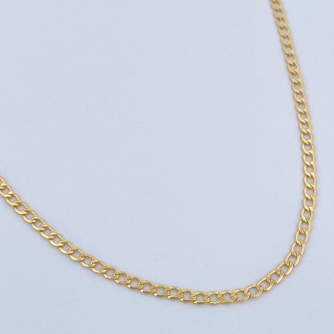 Cadena Cubana 1.7gr / 45.3cm / +1 Oro 18K &