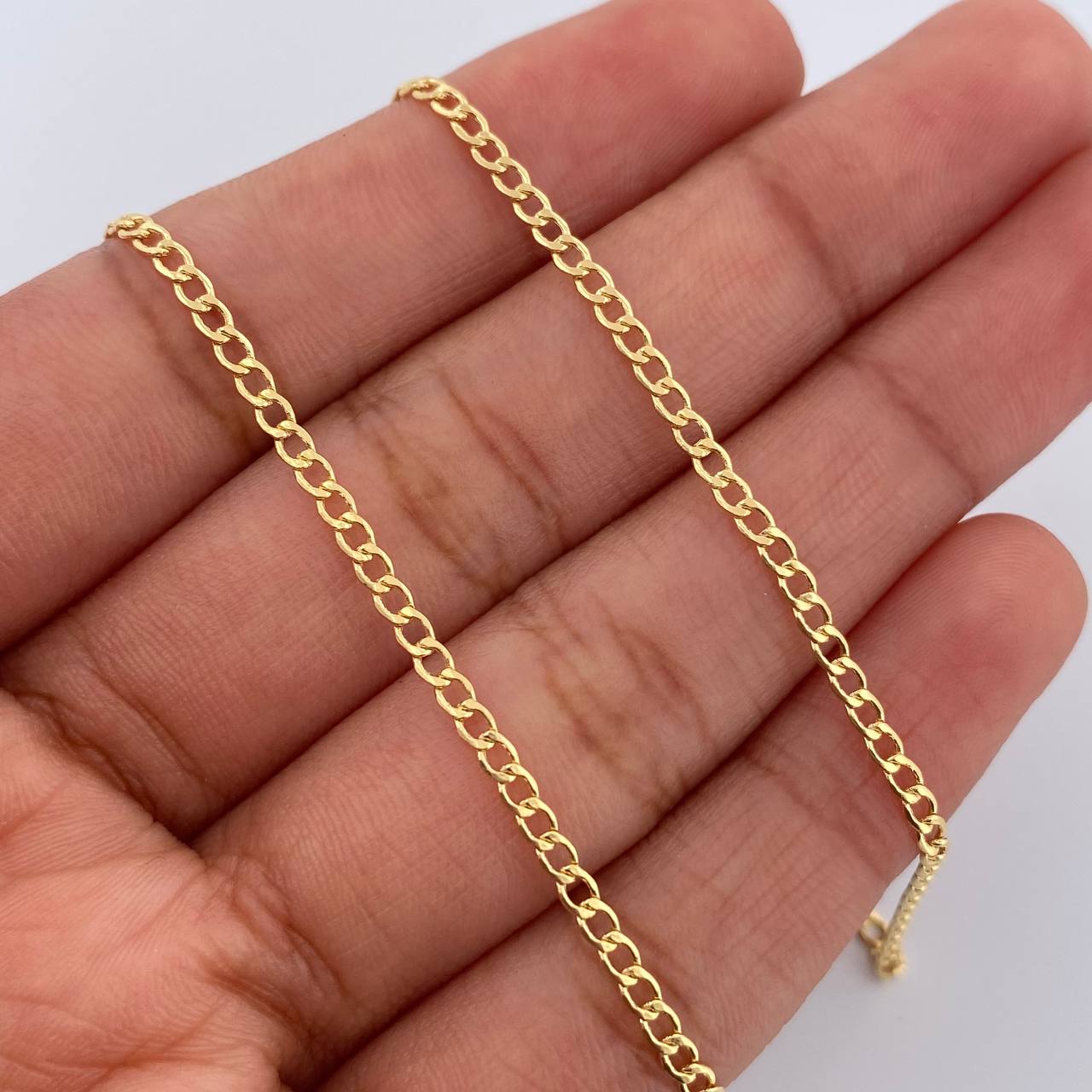 Cadena Cubana 2.25gr / 60cm / +1 Oro 18K &