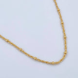 Cadena Lazo Donas 1.5gr / 50.3cm / +3 Oro 18K &