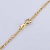 Cadena Lazo Donas 1.5gr / 50.3cm / +3 Oro 18K &