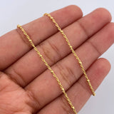 Cadena Lazo Donas 1.5gr / 50.3cm / +3 Oro 18K &
