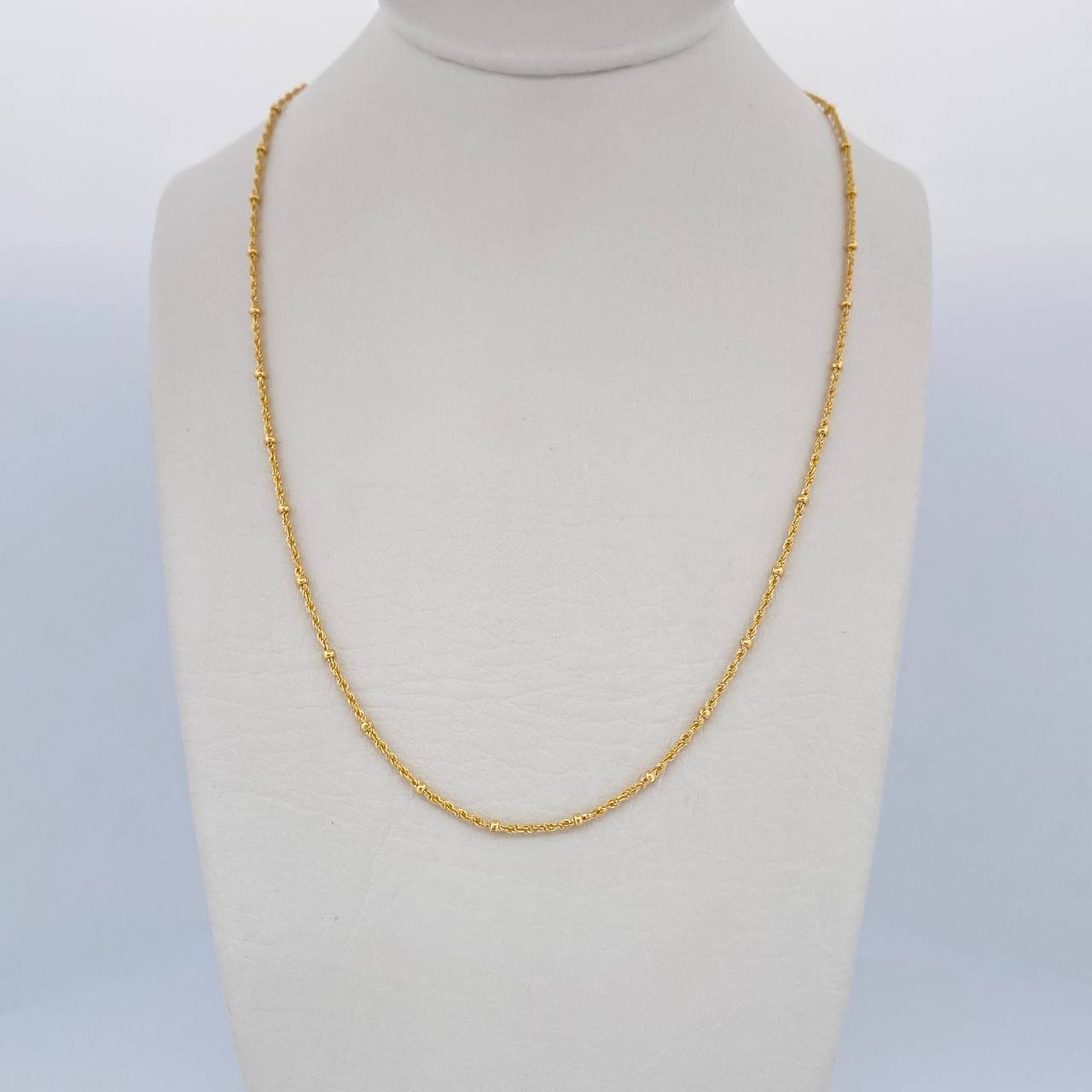 Cadena Lazo Donas 1.5gr / 50.3cm / +3 Oro 18K &