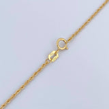 Cadena Lazo 0.8gr / 45cm / +3 Oro 18K &
