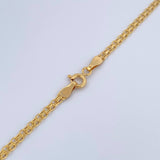 Cadena China 2.8gr / 45cm / +1 Oro 18K &