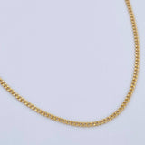 Cadena Cubana 1.1gr / 44cm / +1 Oro 18K &