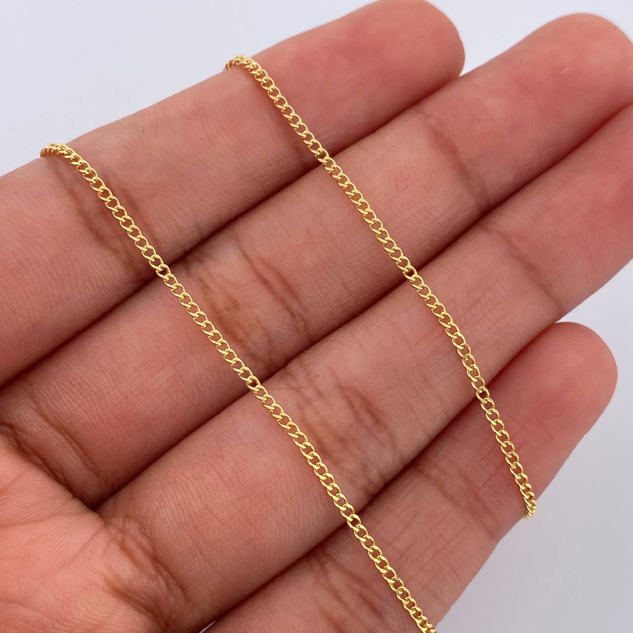 Cadena Cubana 1.1gr / 44cm / +1 Oro 18K &