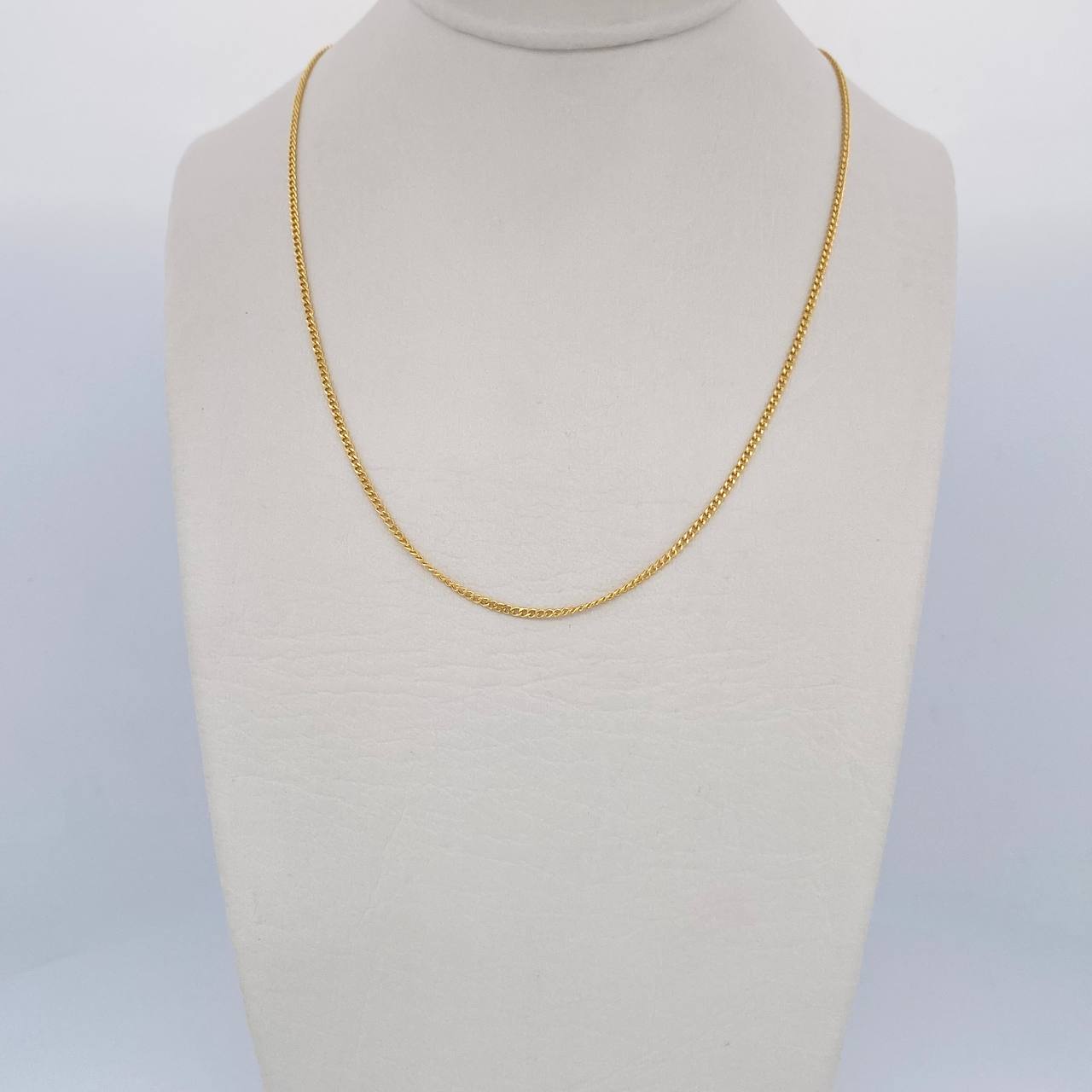 Cadena Cubana 1.1gr / 44cm / +1 Oro 18K &