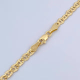 Cadena Tipo Escalera 5.15gr / 45.5cm / +3 Oro 18K &