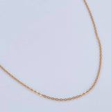 Cadena Aro Seguido 0.7gr / 40.4cm / +3 Oro 18K &