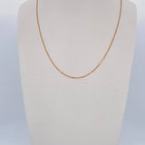Cadena Aro Seguido 0.7gr / 40.4cm / +3 Oro 18K &