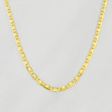Cadena Escalera Plana 3.15g / 60cm / 1.8mm Oro Amarillo 18K