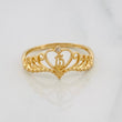 Anillo Corona 15´s 1.55g / T6 3/4 Oro Amarillo 18K