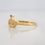 Anillo Corona 1.5g / T7 1/4 Oro Amarillo 18K