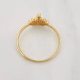 Anillo Corona 1.5g / T7 1/4 Oro Amarillo 18K