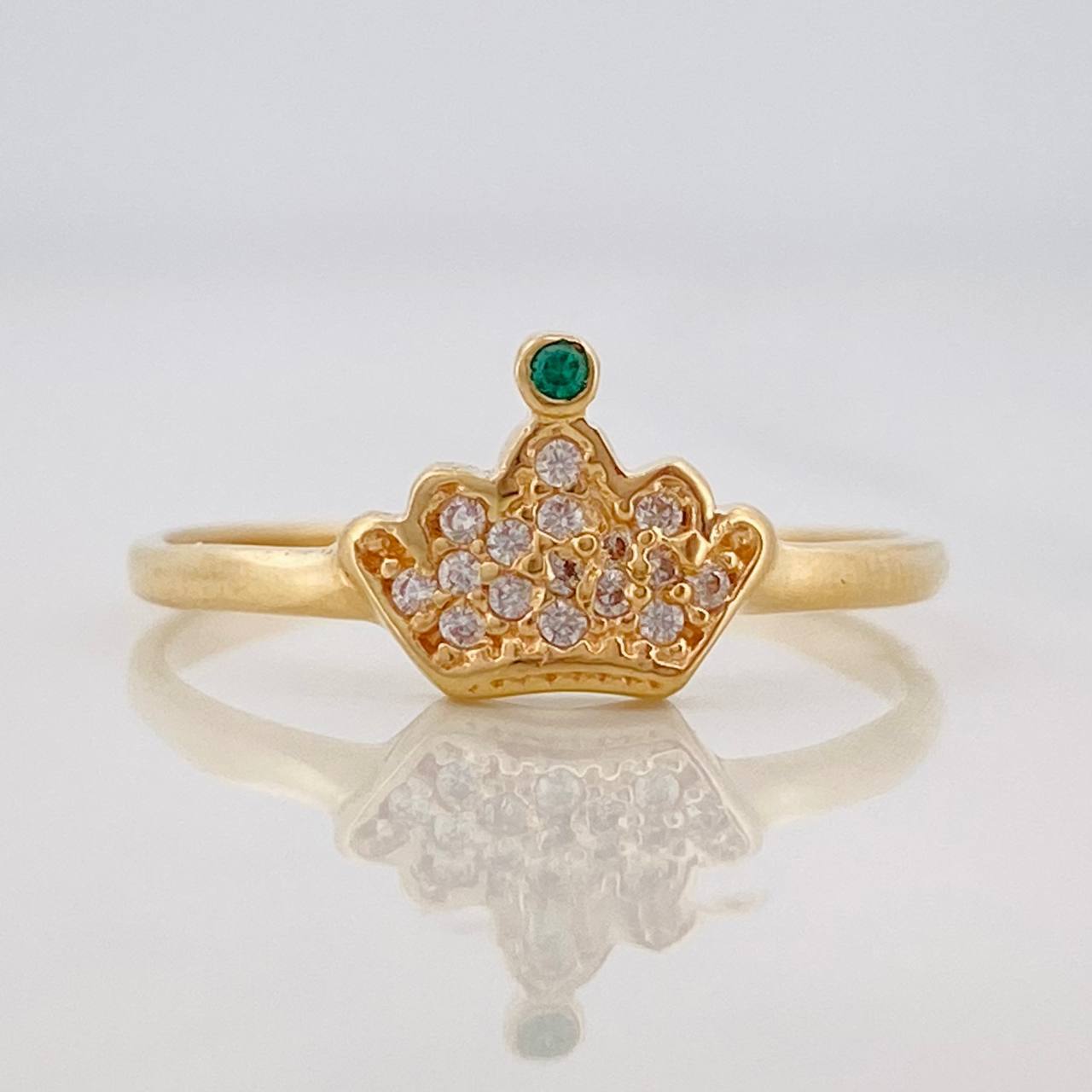 Anillo Corona 1.5g / T7 1/4 Oro Amarillo 18K