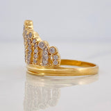 Anillo Corona 4.15g / T7 1/2 Oro Amarillo 18K