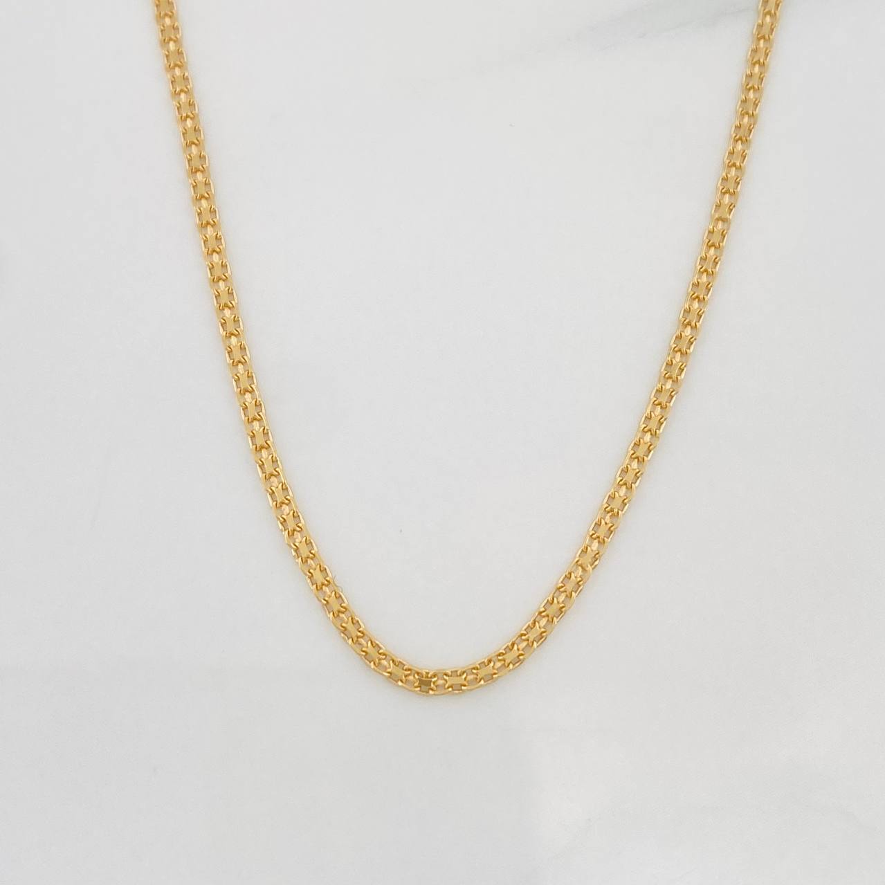 Cadena China 3.1g / 60cm / 1.3mm Oro Amarillo 18K