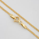 Cadena China 3.1g / 60cm / 1.3mm Oro Amarillo 18K